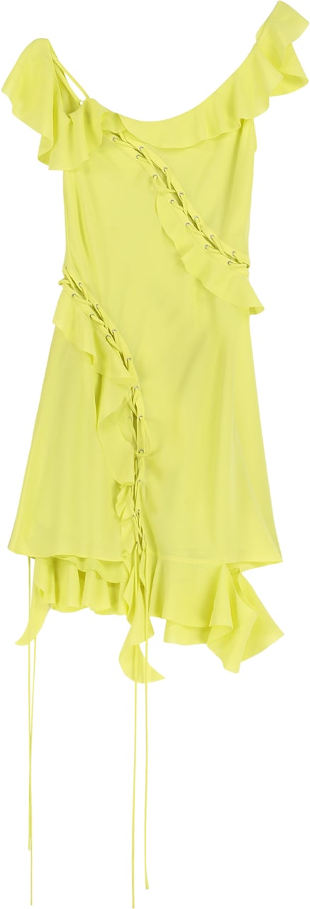 Acne Studios Frill dress Geel