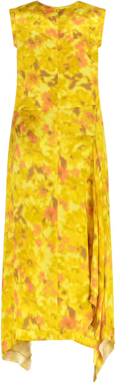 Acne Studios Printed dress Geel