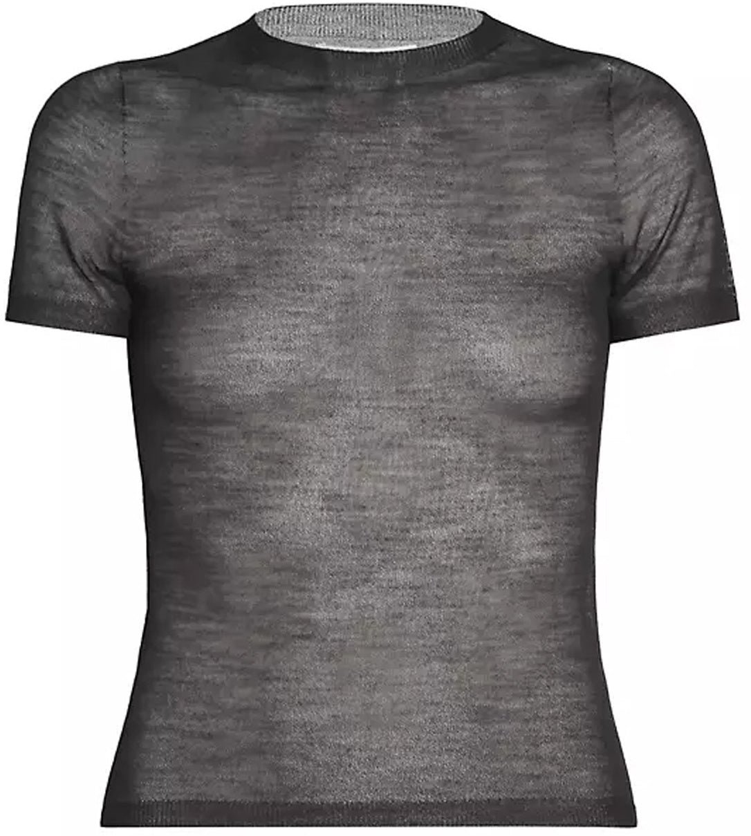 Acne Studios Acne Studios  Sheer Knit T-Shirt Zwart