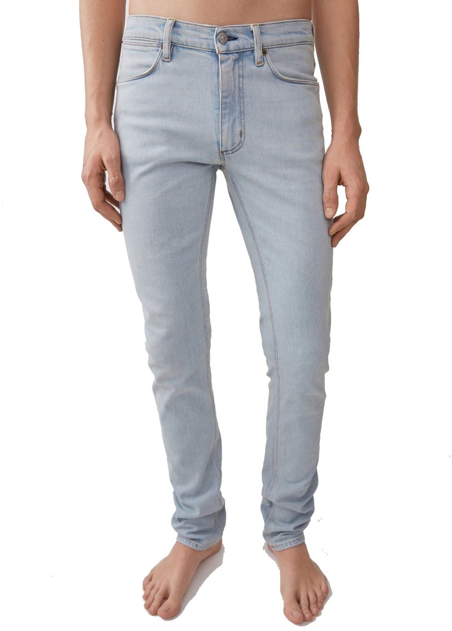 Acne Studios Blå Konst Denim Jeans Blauw