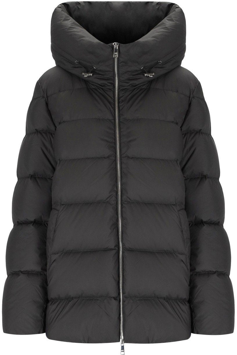 ADD ADD COCOON HOODED DOWN JACKET Zwart