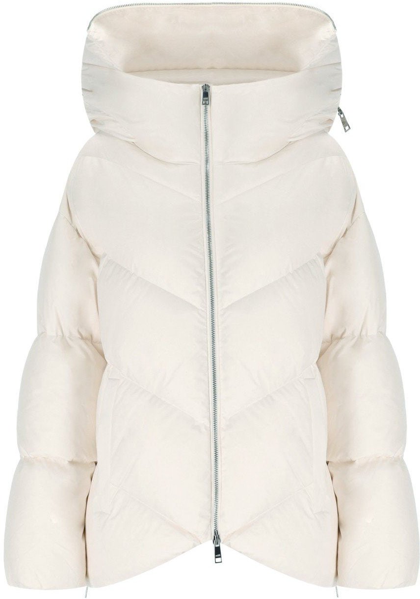ADD ADD AMADEUS RICE HOODED DOWN JACKET Wit