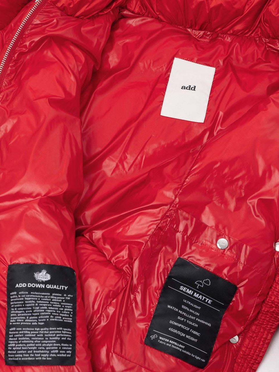 ADD Down Jackets Red Divers