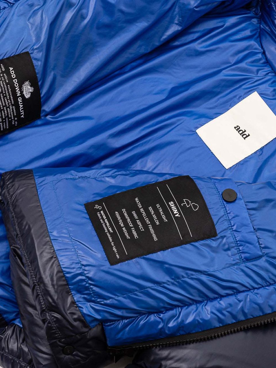 ADD Down Jackets Blue Divers