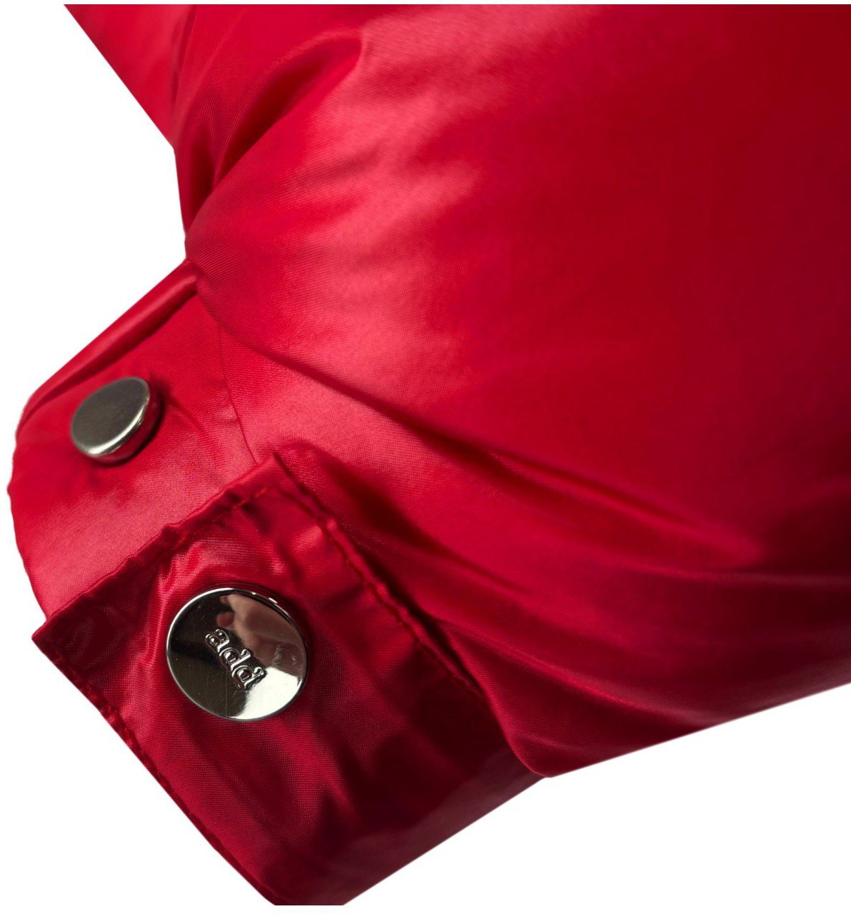 ADD ADD SHINY CORTINA HOODED DOWN JACKET Rood