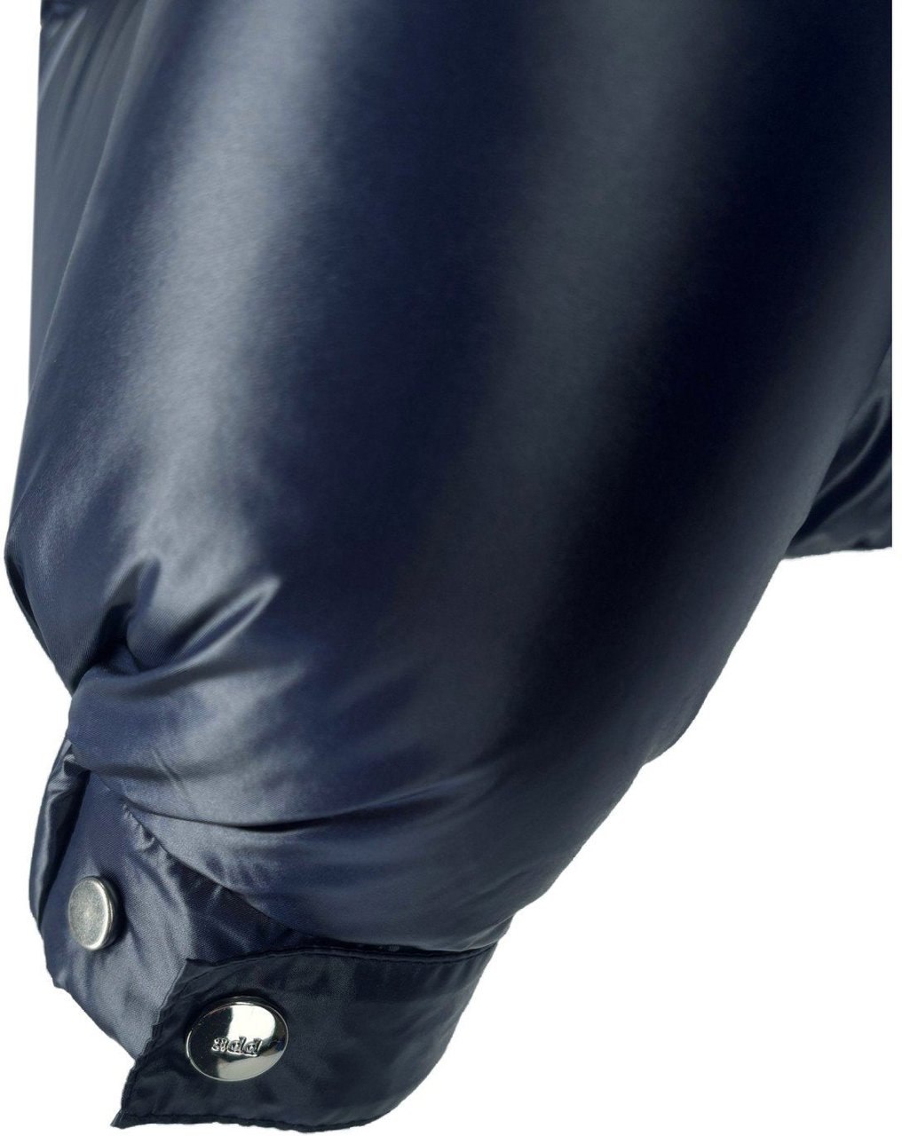 ADD ADD SHINY PACIFIC HOODED DOWN JACKET Blauw