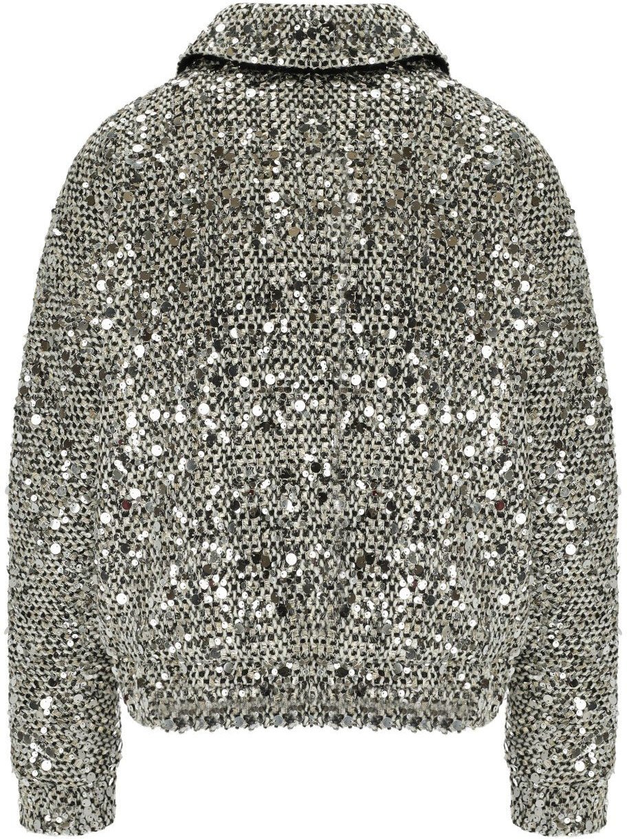 ADD ADD STARLIGHT BOMBER JACKET Zilver