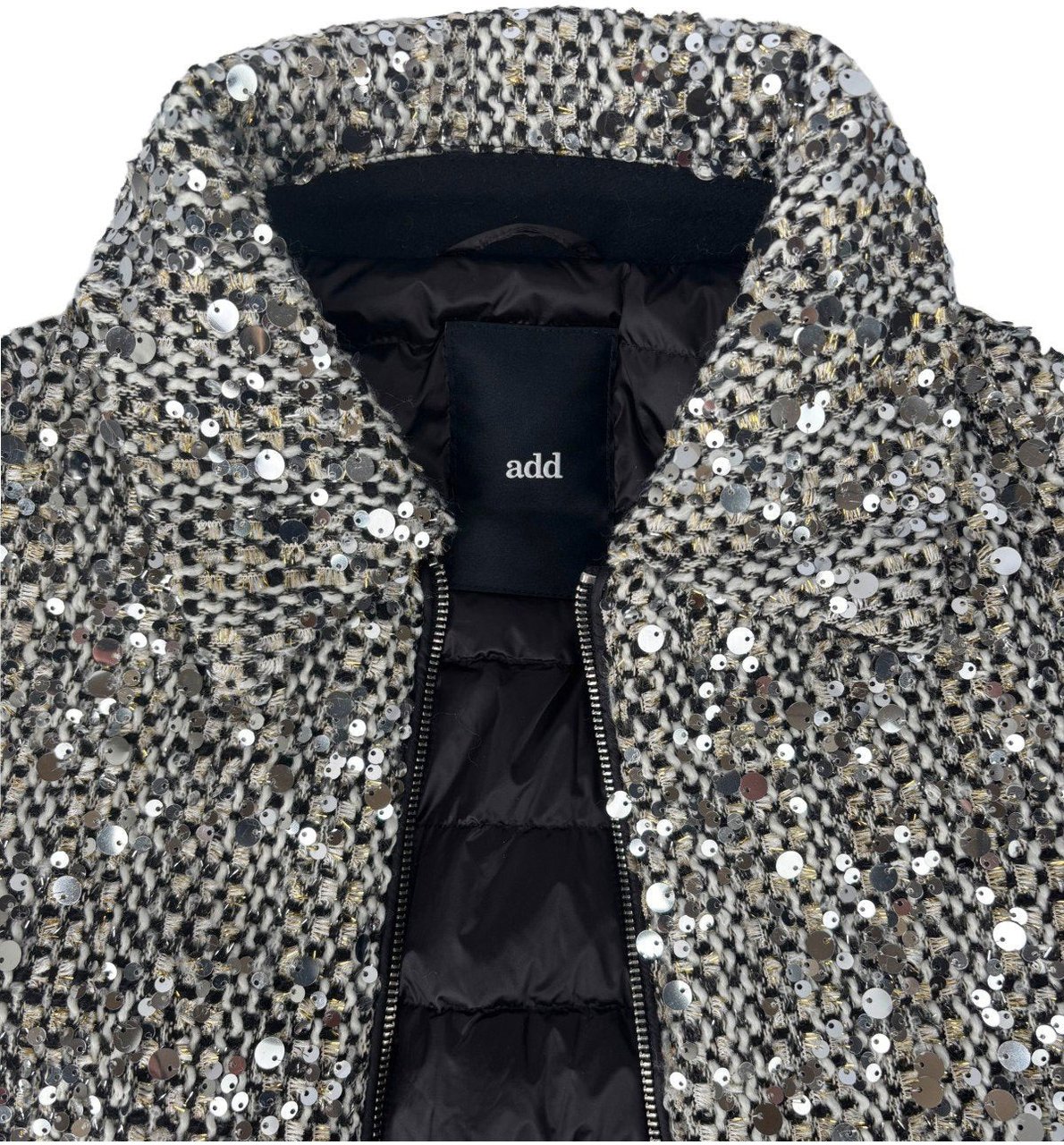 ADD ADD STARLIGHT BOMBER JACKET Zilver