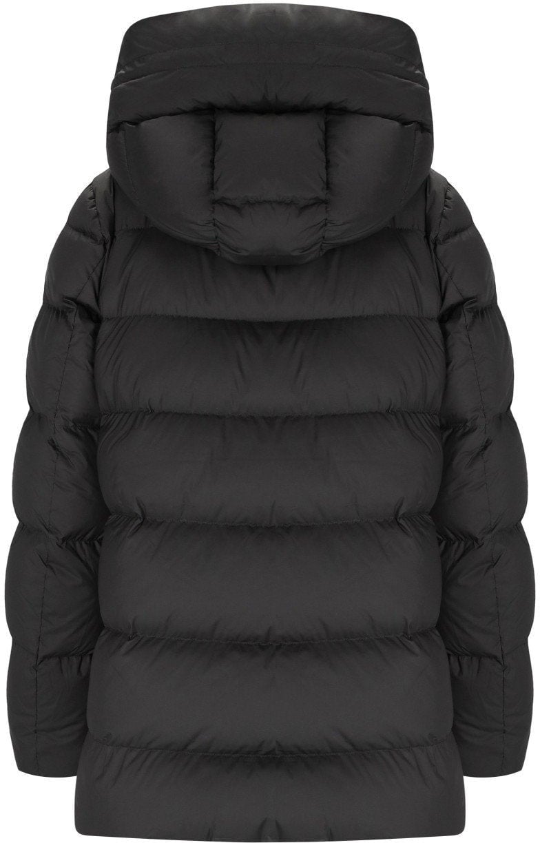 ADD ADD COCOON HOODED DOWN JACKET Zwart