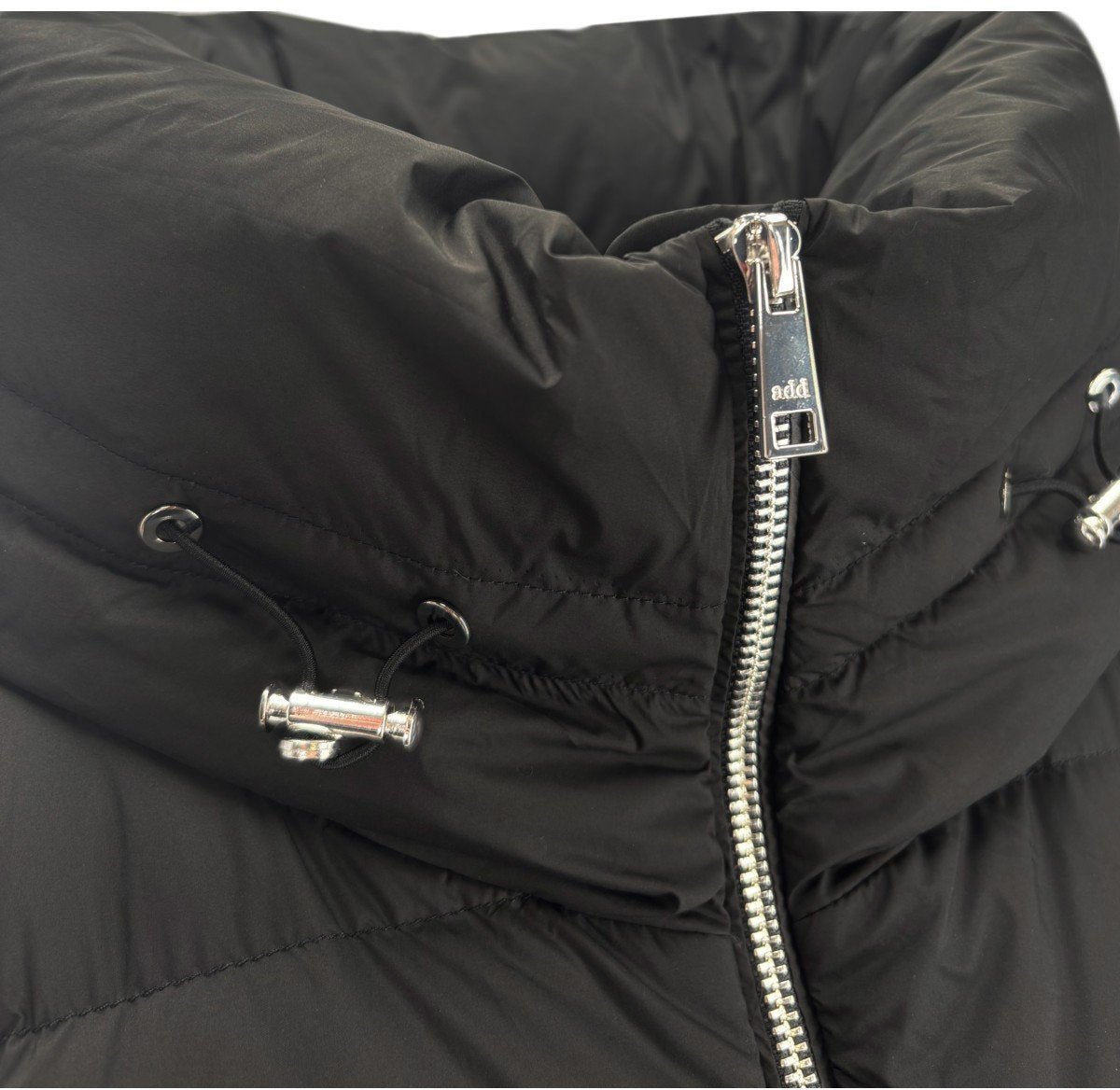ADD ADD COCOON HOODED DOWN JACKET Zwart
