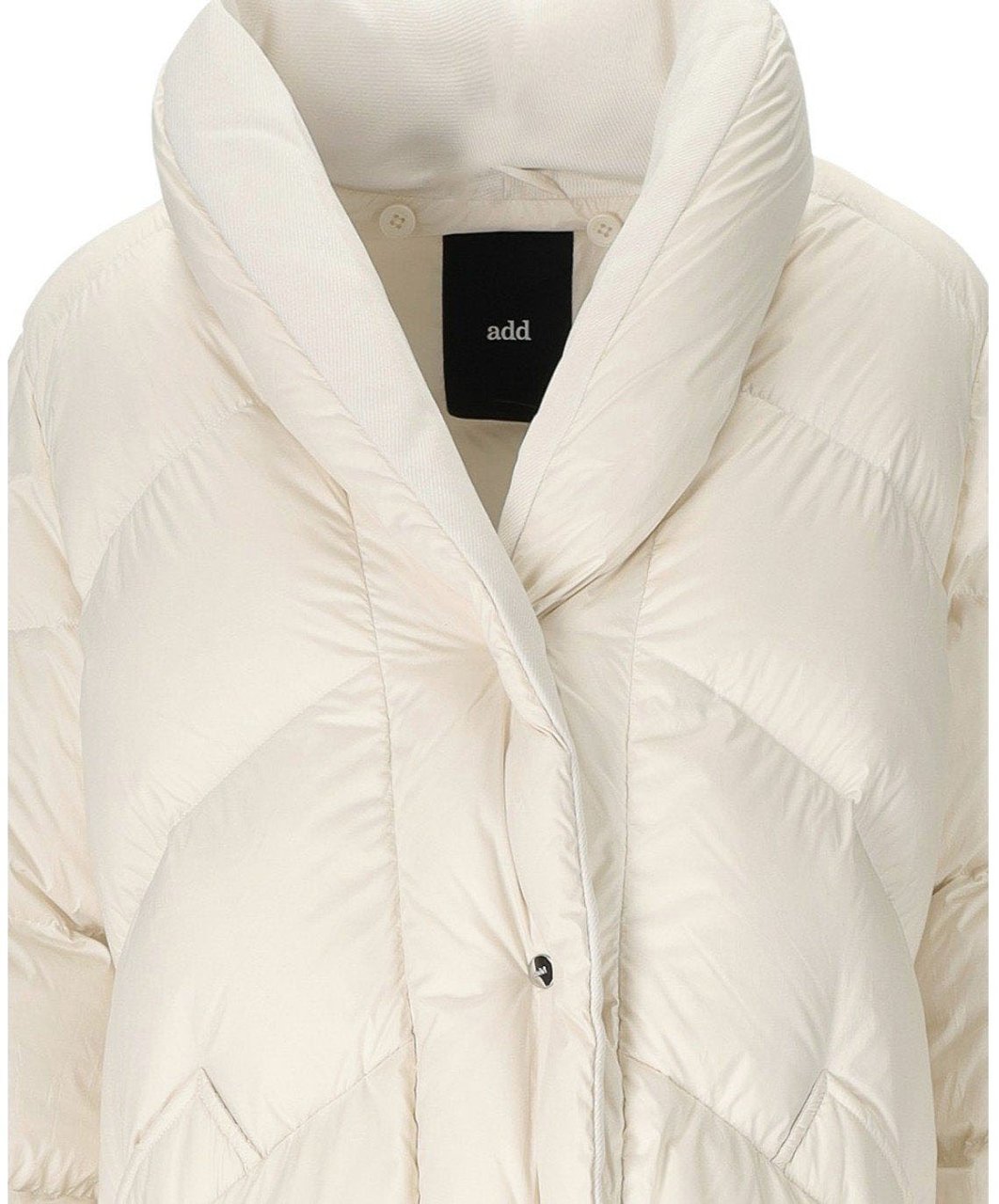 ADD ADD COCOON RICE LONG DOWN JACKET Wit