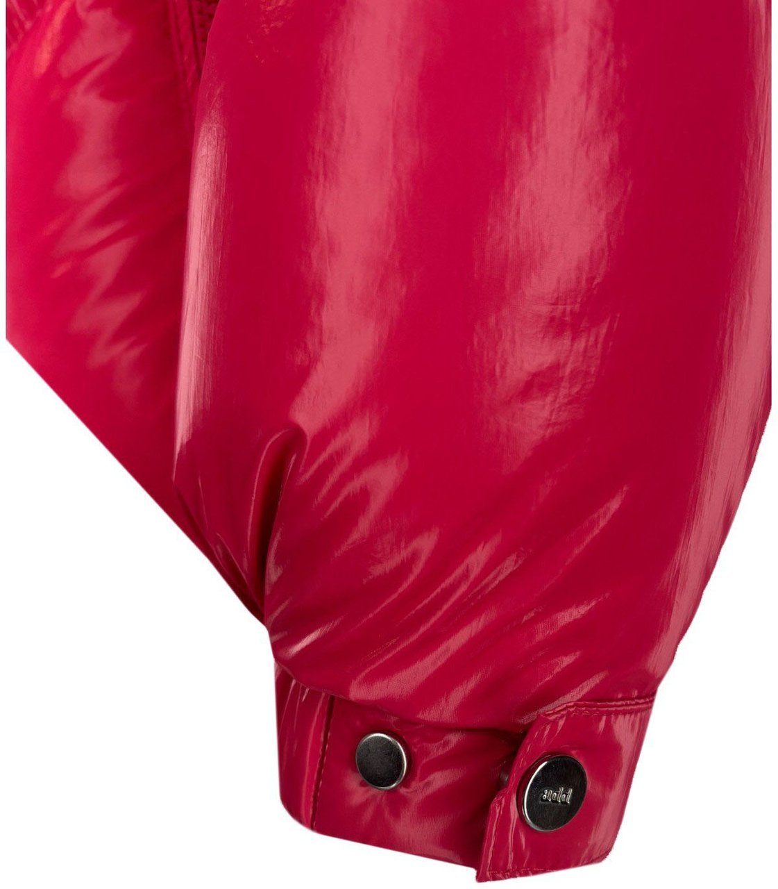 ADD ADD WET NYLON SUPER NOVA HOODED DOWN JACKET Roze