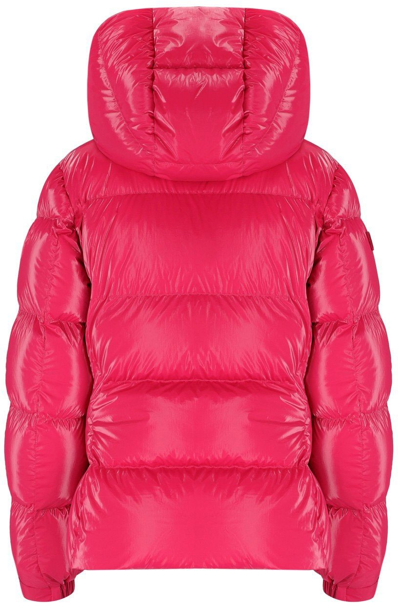 ADD ADD WET NYLON SUPER NOVA HOODED DOWN JACKET Roze