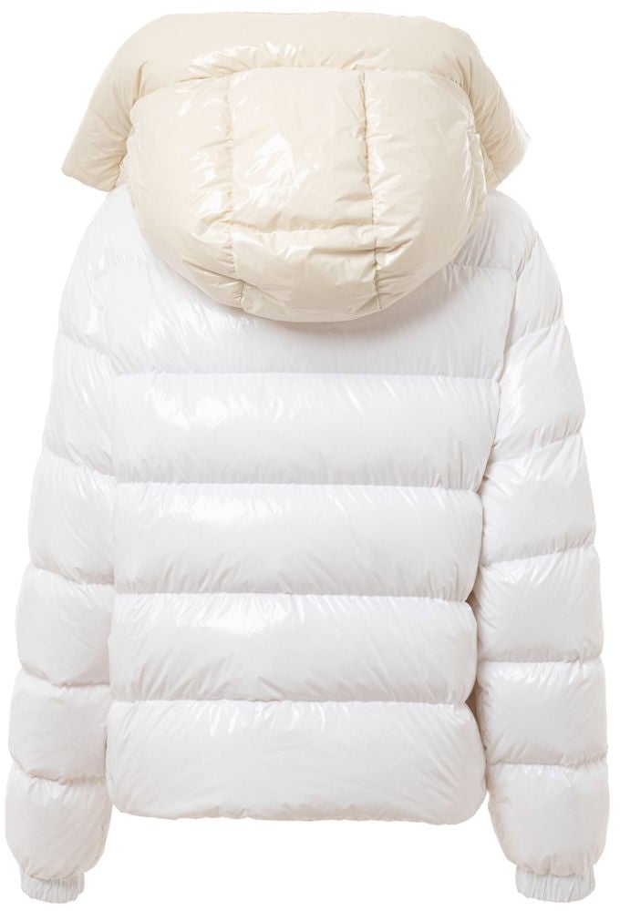 Add White Polyamide Coat Wit
