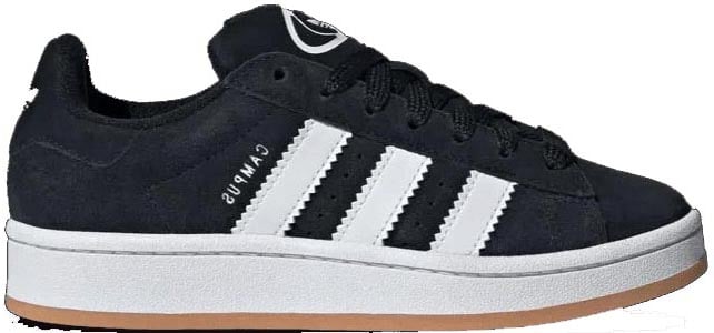 Adidas Adidas Campus 00s Black Gum (Kids) Zwart