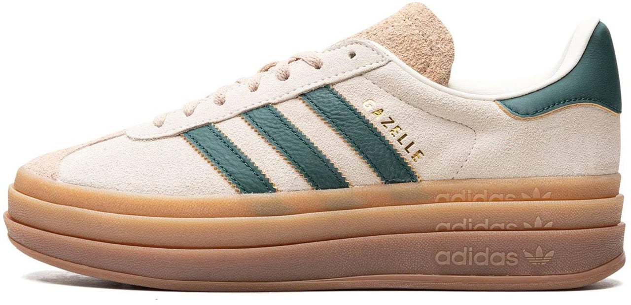 Adidas Adidas Gazelle Bold Cream Collegiate Green Beige