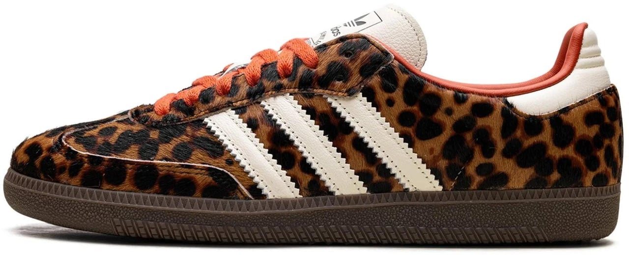 Adidas Samba OG WMNS Leopard Cream Orange Wit