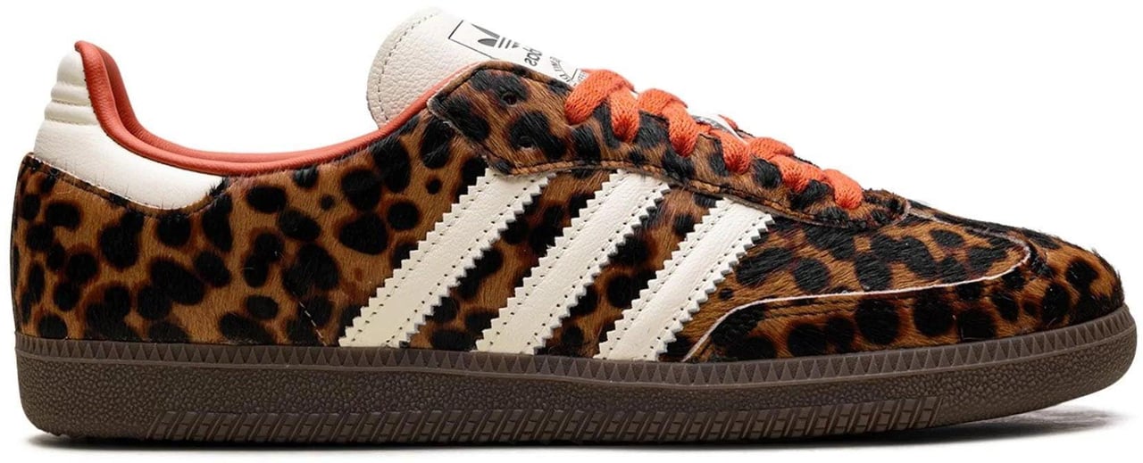 Adidas Samba OG WMNS Leopard Cream Orange Wit