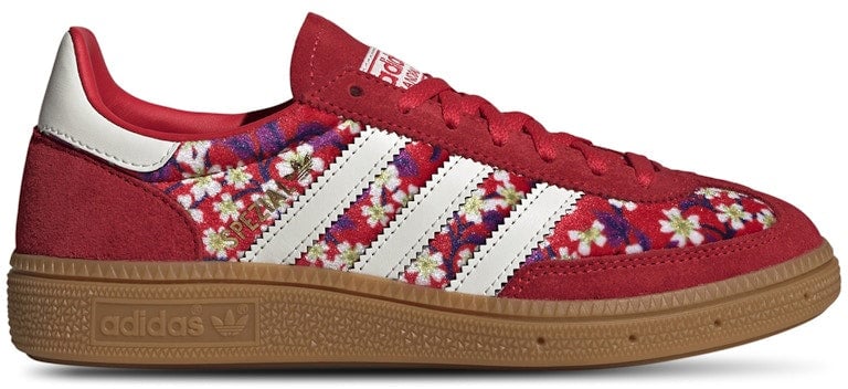adidas Handball Spezial Liberty London Floral Semi Lucid Red (GS) Rood