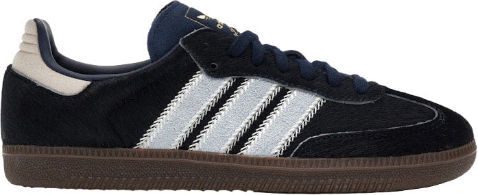 adidas Samba OG Pony Hair Night Indigo Clear Sky Blauw