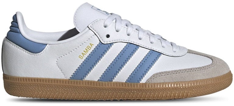 adidas Samba OG White Ash Blue (GS) Wit