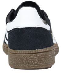 Adidas Originals Black Suede Leather Low Top Sneakers Zwart