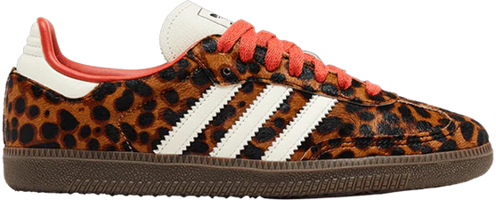 Adidas Adidas Samba OG Preloved Red Leopard Bruin