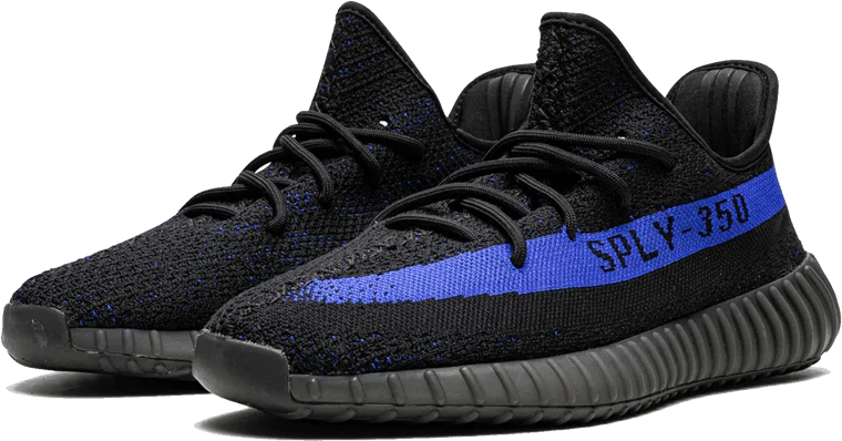 Adidas Adidas Yeezy Boost 350 V2 Dazzling Blue Zwart