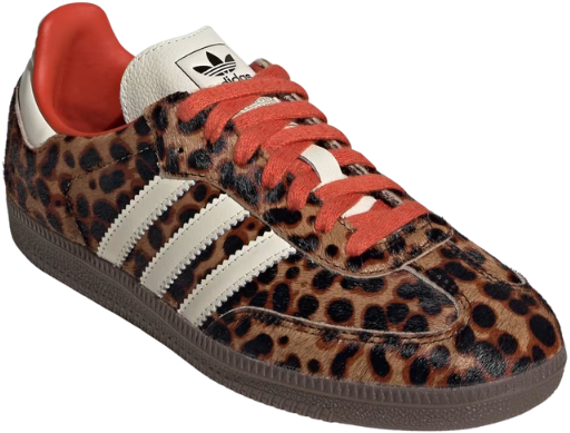 Adidas Samba OG Preloved Red Leopard Bruin