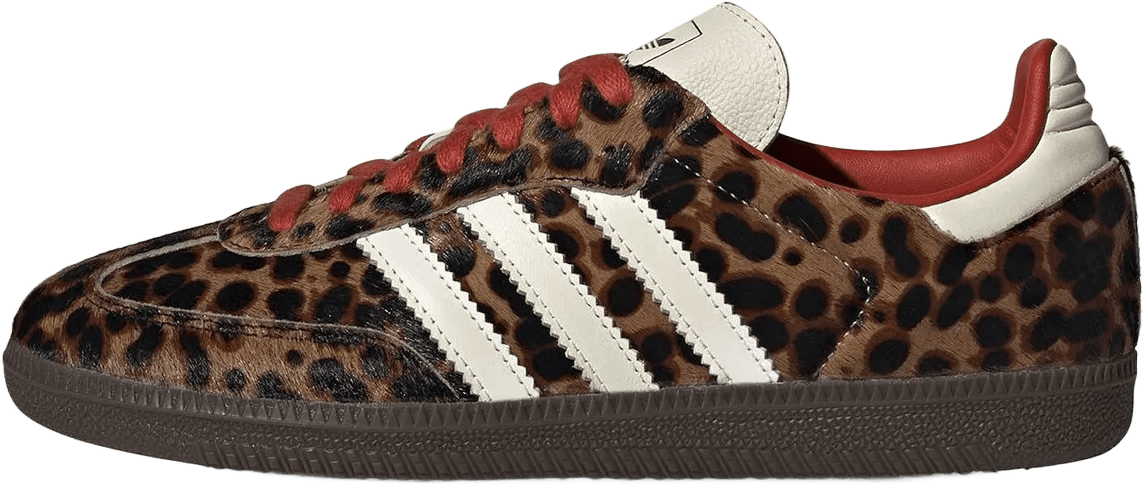 Adidas Samba OG Preloved Red Leopard Bruin