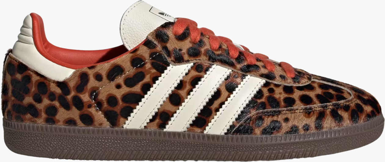 Adidas Samba OG Preloved Red Leopard Bruin