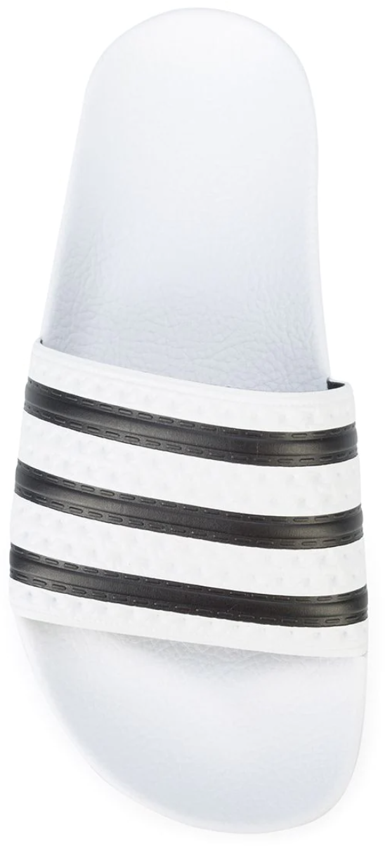 Adidas Adilette White Black Wit