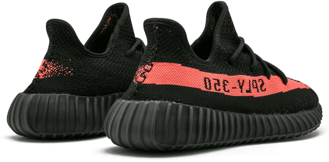 Adidas Yeezy Boost 350 V2 Core Black Red Divers