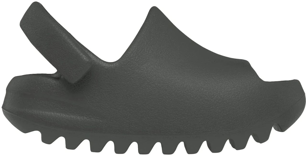 Adidas adidas Yeezy Slide Dark Onyx (Infants) Zwart
