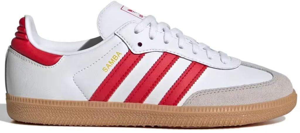 Adidas adidas Samba OG Cloud White Better Scarlet (GS) Divers