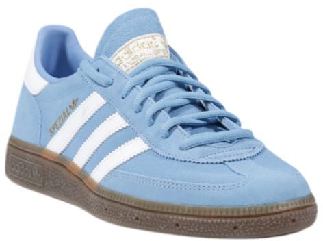 Adidas Adidas Originals Blue Nubuc Leather Sneakers Blauw
