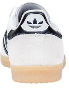 Adidas Originals Black And White Artificial Leather Athletic Sneakers Zwart