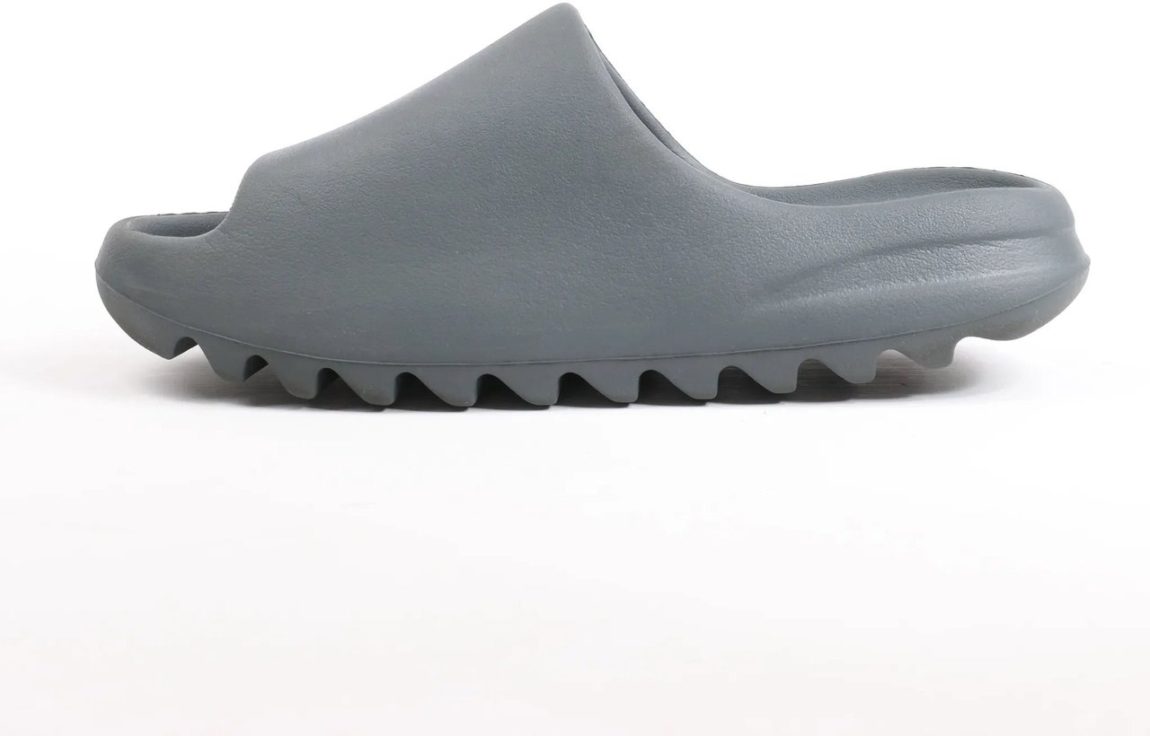 Adidas Adidas Yeezy "Slate Marine" Sandal Slidesin Gray, Size 40 EU Grijs