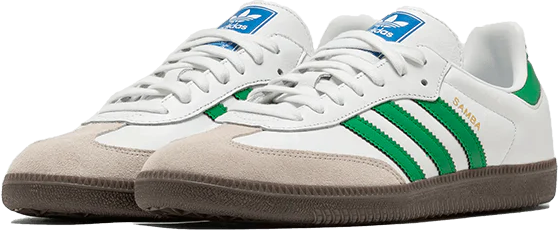 Adidas Adidas Samba OG White Green Groen