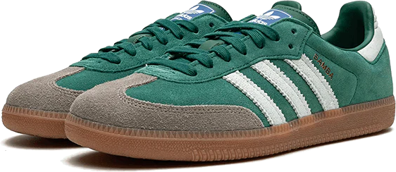 Adidas Adidas Samba OG Collegiate Green Gum Grey Toe Groen