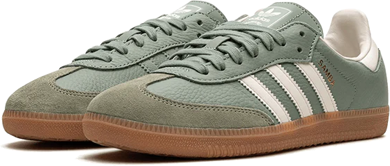 Adidas Adidas Samba OG Silver Green Groen
