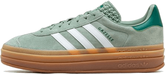 Adidas Adidas Gazelle Bold Silver Green Groen