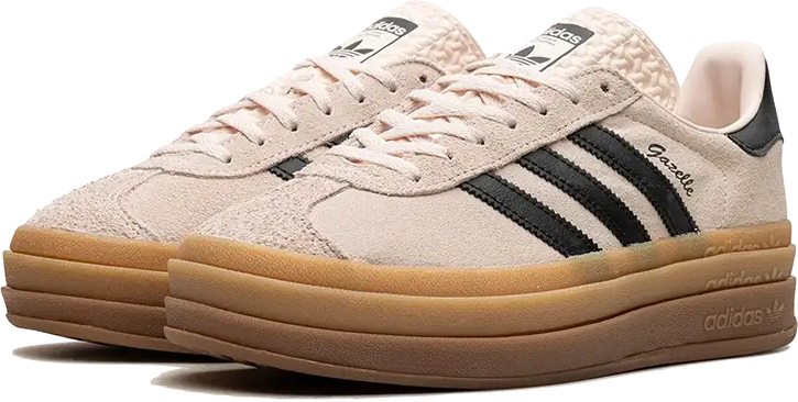 Adidas Adidas Gazelle Bold Wonder Quartz Black Gum Zwart