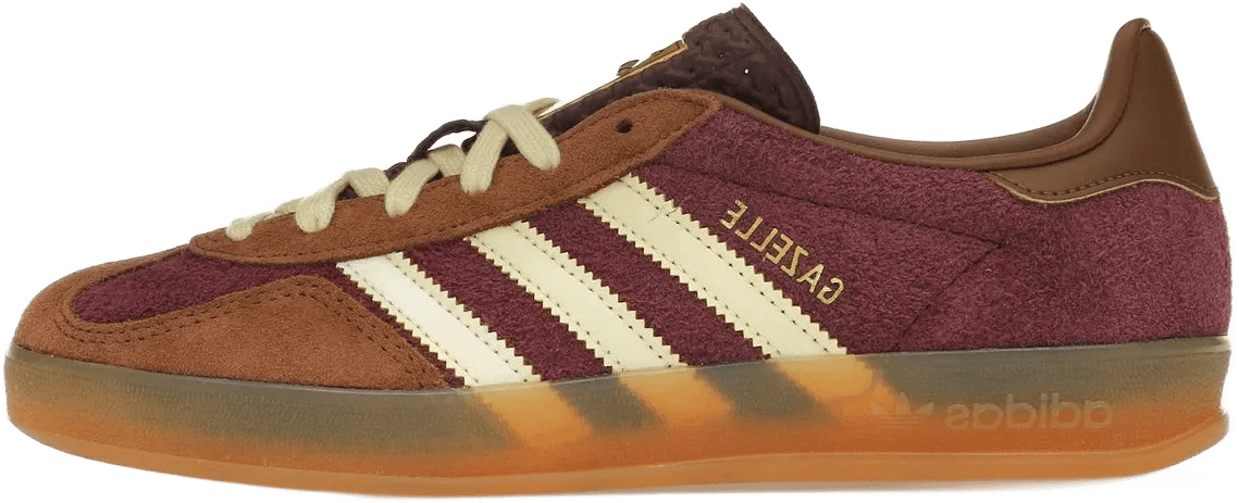 Adidas Gazelle Indoor Maroon Almost Yellow Bruin