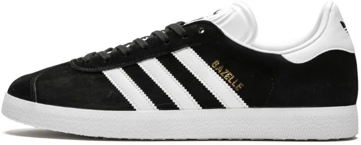 Adidas Gazelle Core Black Cloud White Gold Zwart