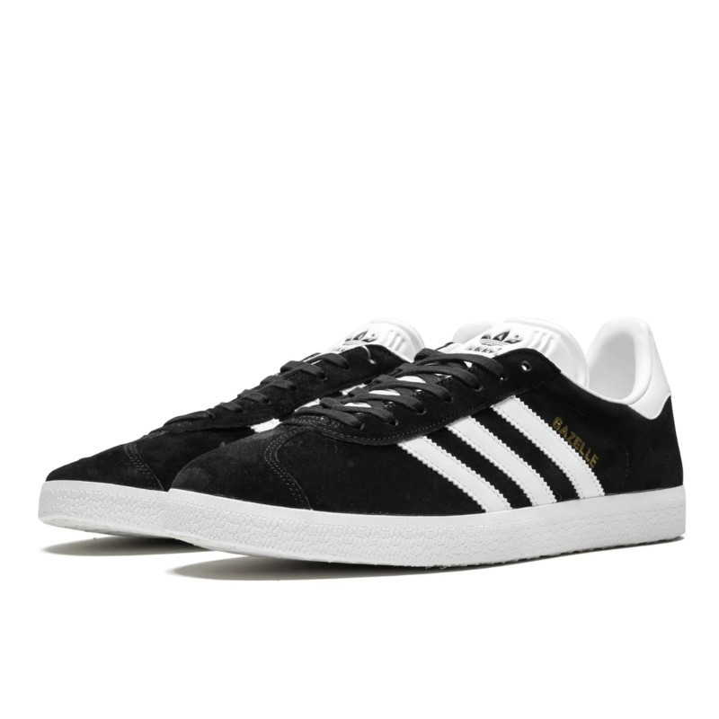 Adidas Gazelle Core Black Cloud White Gold Zwart