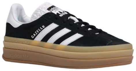 Adidas Originals Black Suede Leather Low Top Sneakers Zwart