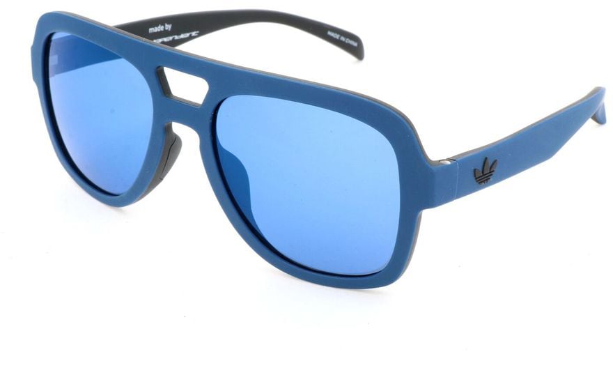 Adidas Blue Plastic Sunglasses Blauw
