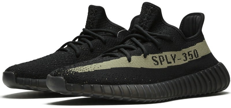 Adidas Yeezy Boost 350 V2 Black Green Zwart