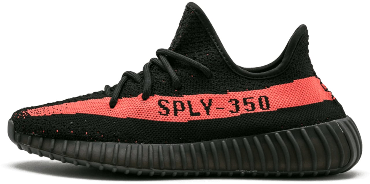Adidas Yeezy Boost 350 V2 Core Black Red Divers